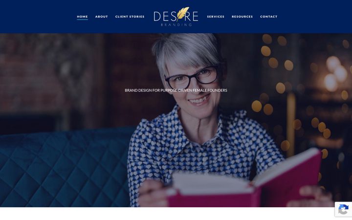 Screenshot of desirebranding.uk