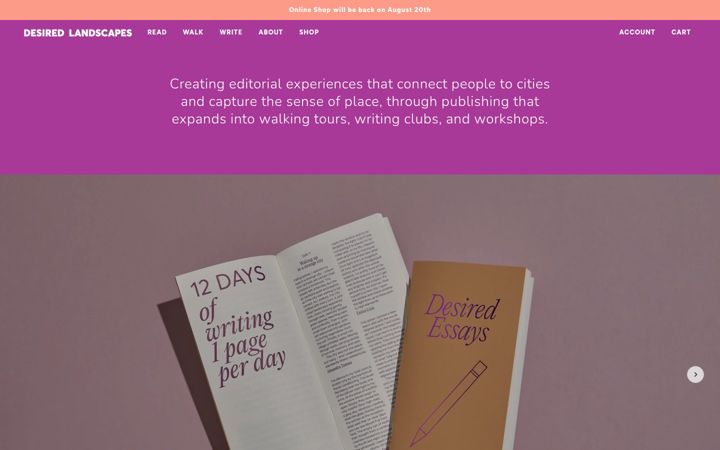Screenshot of desired-landscapes.com