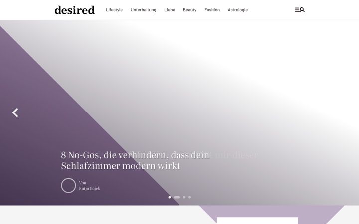 Screenshot του desired.de