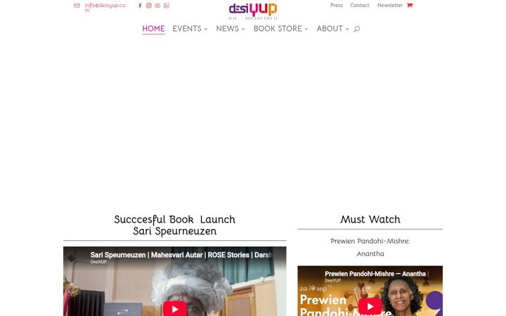 Screenshot of desiyup.com