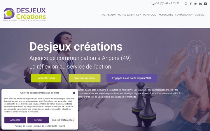 Screenshot του desjeuxcreations.fr