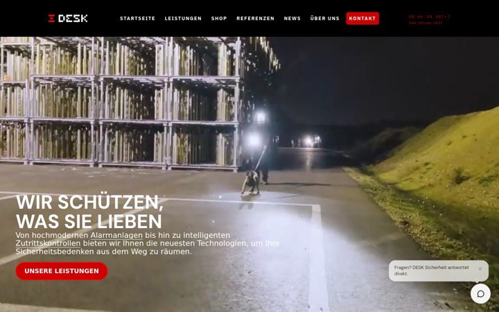Screenshot of desk-sicherheit.de