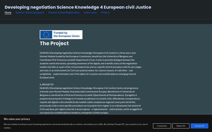 Screenshot of desk4eu.com