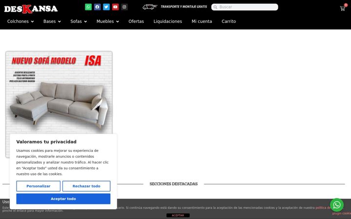 Screenshot of deskansaonline.com