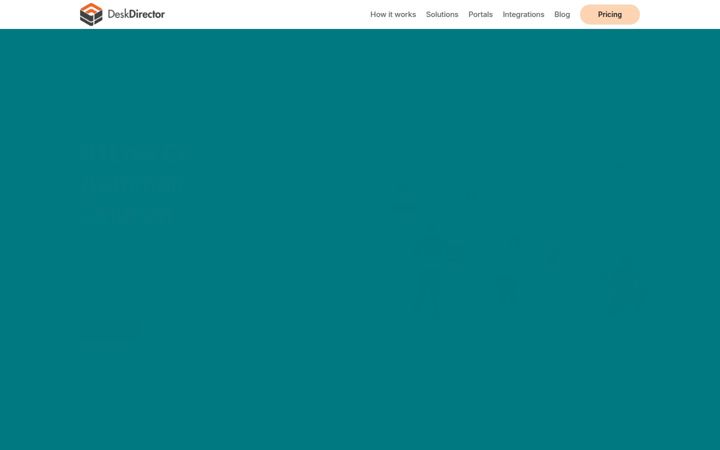 Screenshot of deskdirector.com