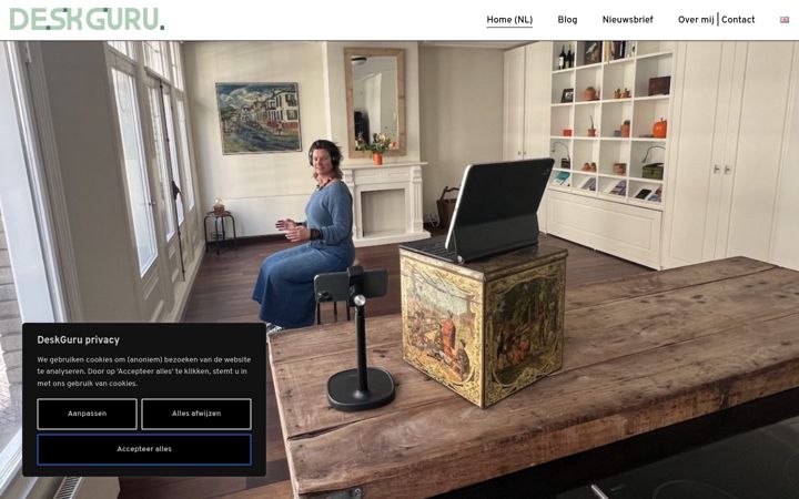 Screenshot di deskguru.nl