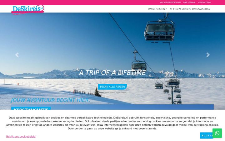 Screenshot of deskireis.nl
