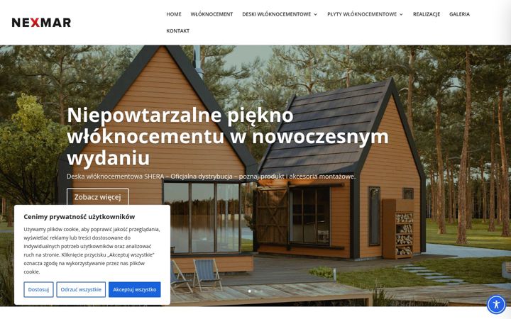 Captură de ecran a deskiwloknocementowe.pl