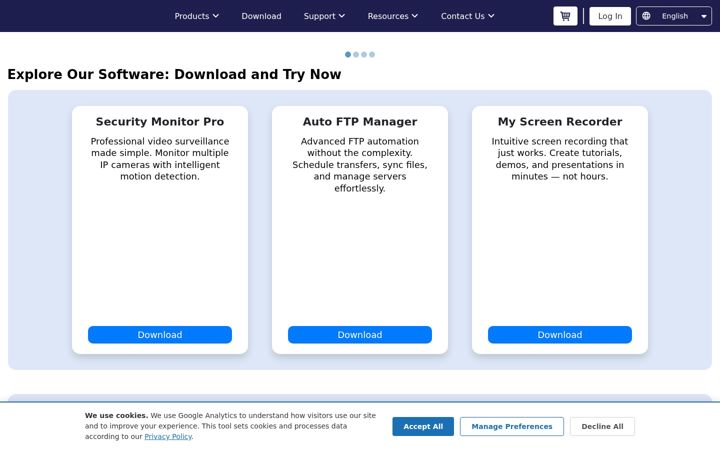 Screenshot of deskshare.com