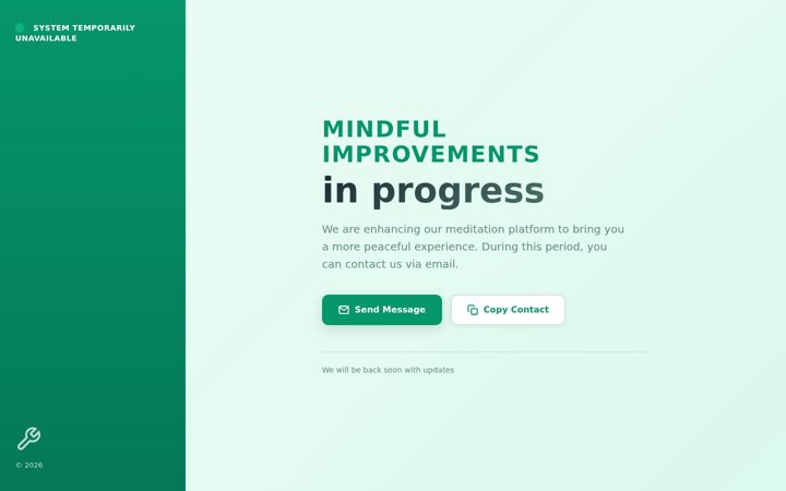 Screenshot of desktop-meditation.com