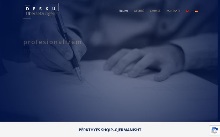 Screenshot of desku.de
