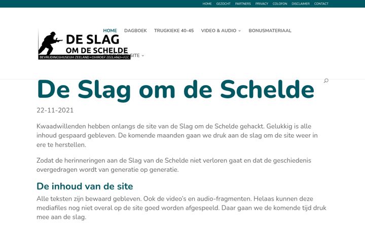 Screenshot of deslagomdeschelde.nl