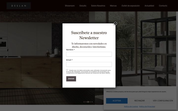 Screenshot of deslan.com