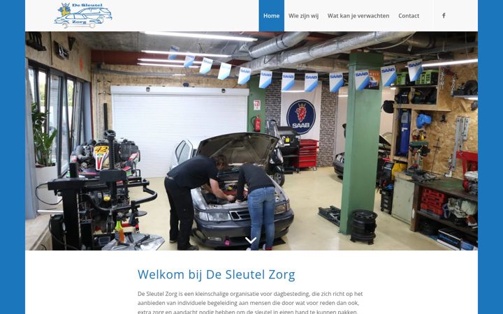 Screenshot of desleutelzorg.nl