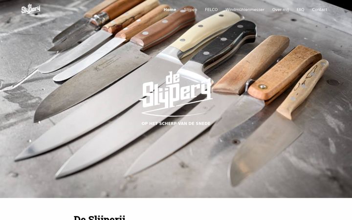 Screenshot di deslijperij.nl