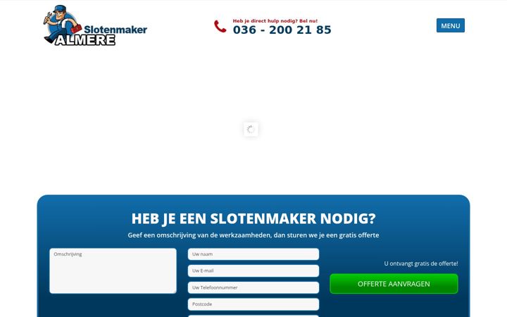 Screenshot of deslotenmakeralmere036.nl