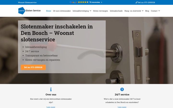 Screenshot of deslotenmakerdenbosch.nl