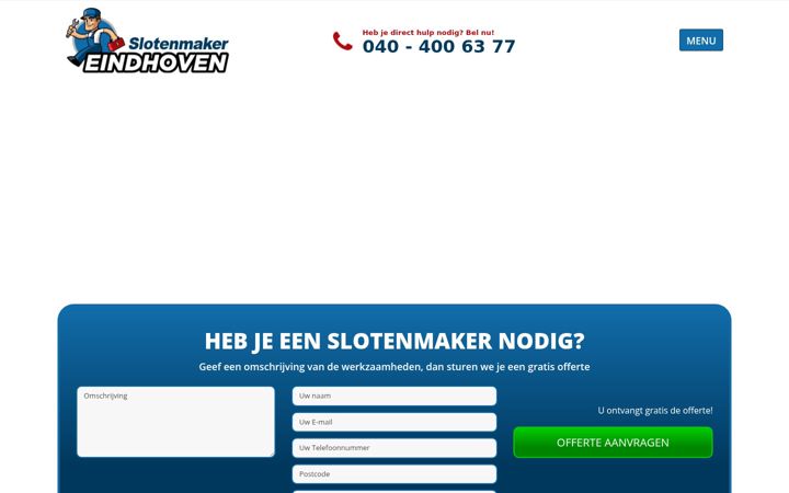 Screenshot of deslotenmakereindhoven040.nl