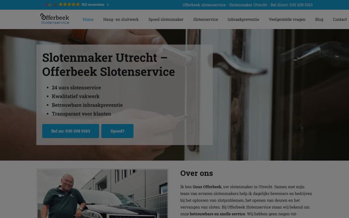 Screenshot von deslotenmakerutrecht.nl