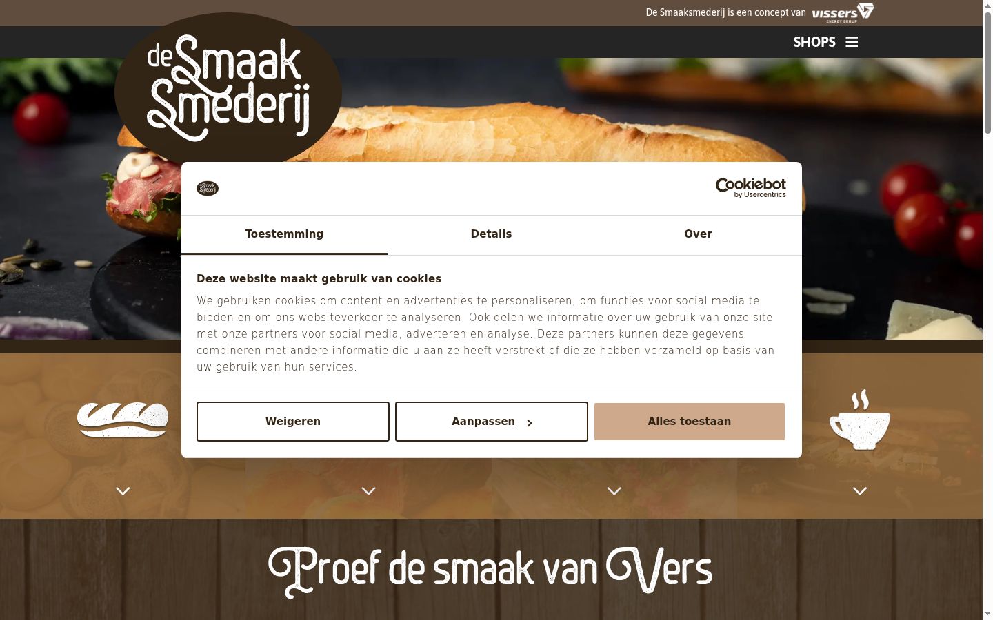 Screenshot tal-banner tal-kunsens muri qabel kwalunkwe interazzjoni