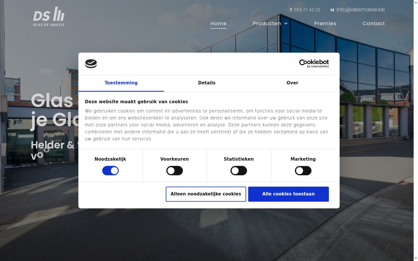 Sutikimo reklamjuostės, rodytos prieš bet kokią sąveiką, ekrano kopija