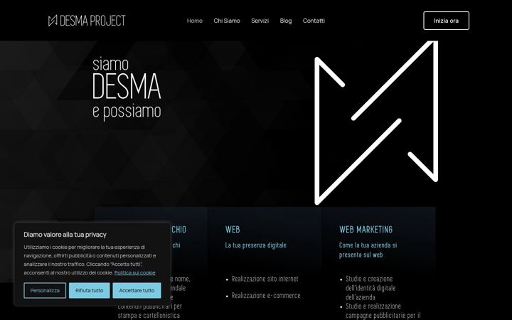 Screenshot of desmaproject.it