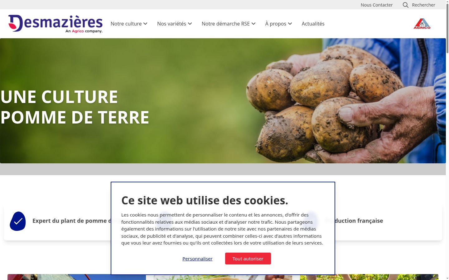 Screenshot tal-banner tal-kunsens muri qabel kwalunkwe interazzjoni
