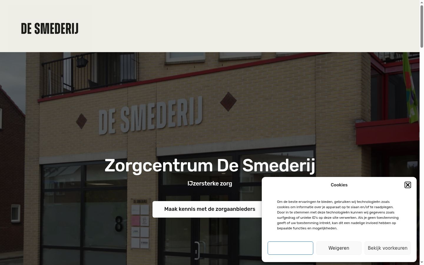 Screenshot tal-banner tal-kunsens muri qabel kwalunkwe interazzjoni