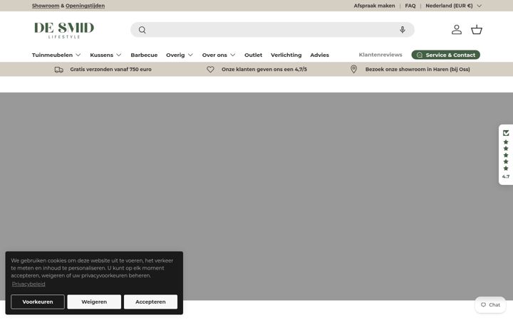 Screenshot of desmidlifestyle.nl
