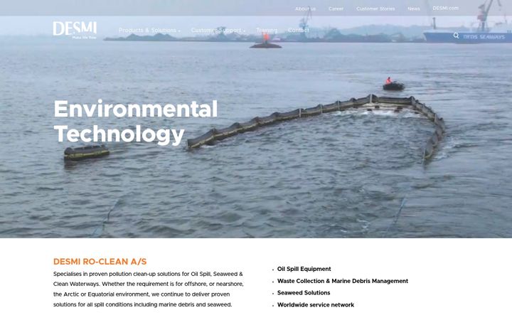 Screenshot of desmiro-clean.com
