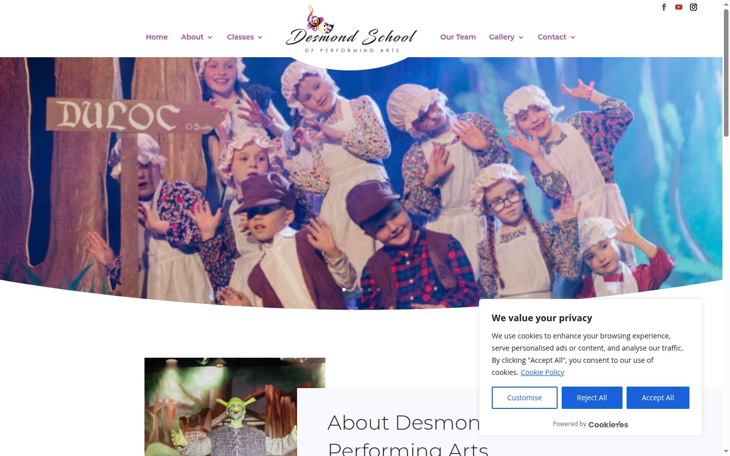 Screenshot tal-banner tal-kunsens muri qabel kwalunkwe interazzjoni