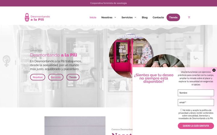 Screenshot of desmontandoalapili.com