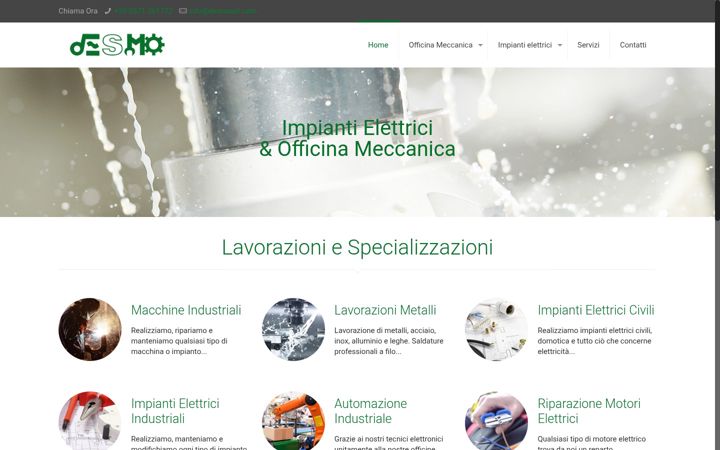 Screenshot of desmosrl.com