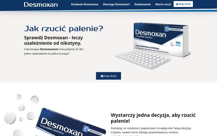 Captură de ecran a desmoxan.pl