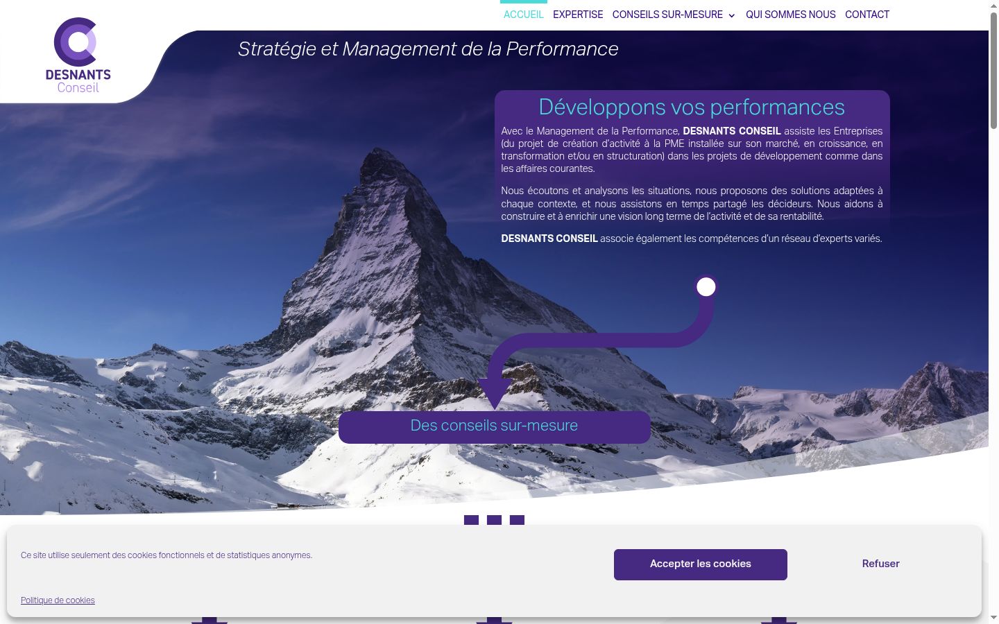 Screenshot tal-banner tal-kunsens muri qabel kwalunkwe interazzjoni