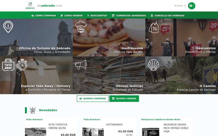 Screenshot of desobrado.com