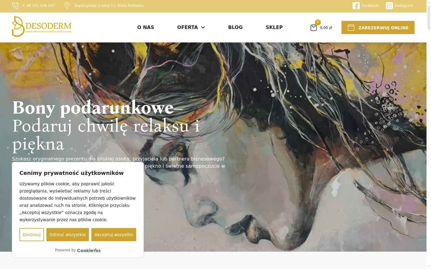 Sutikimo reklamjuostės, rodytos prieš bet kokią sąveiką, ekrano kopija