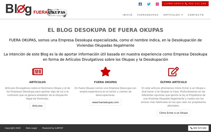 Screenshot of desokupa-express.com
