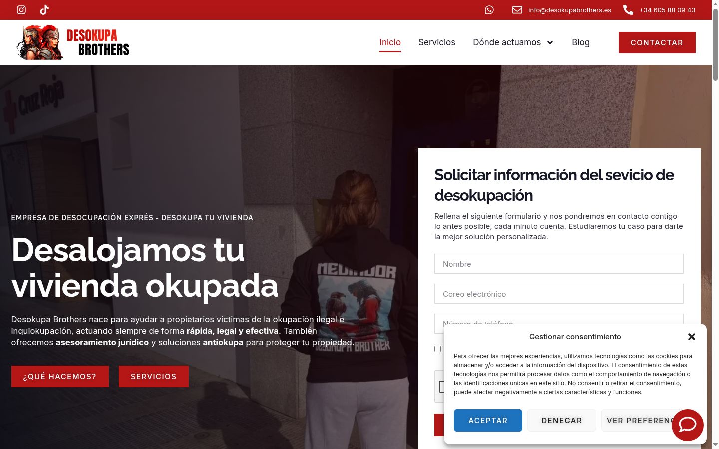 Képernyőkép a bármilyen interakció előtt megjelenő hozzájárulási bannerről