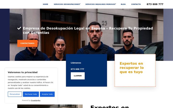 Screenshot of desokupaciones.com