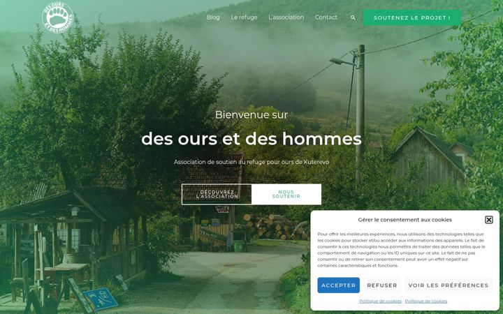 Screenshot von desoursetdeshommes.fr
