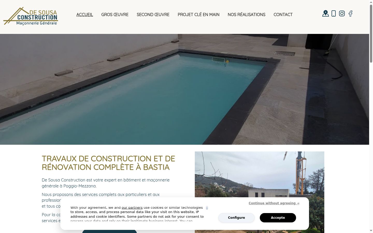 Screenshot tal-banner tal-kunsens muri qabel kwalunkwe interazzjoni