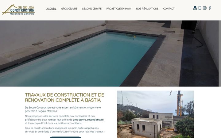 Screenshot of desousa-construction.fr
