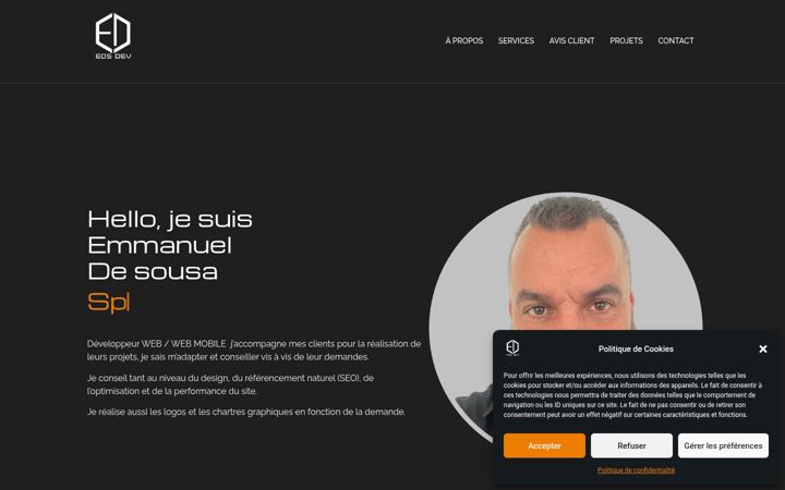 Screenshot of desousa-emmanuel-dev.com