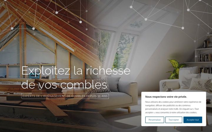 Screenshot von desouza-combles.fr