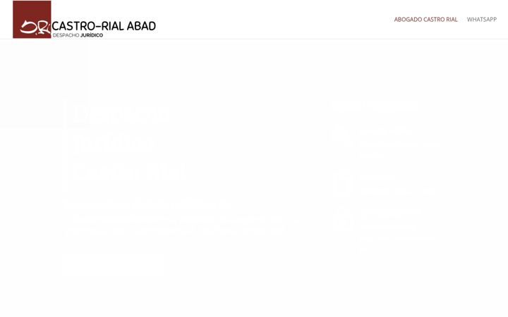 Screenshot of despachocastrorial.com