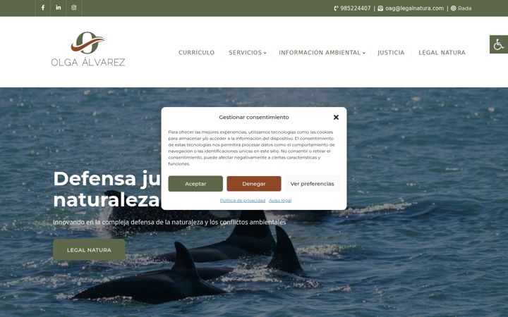 Screenshot di despachoolgaalvarez.es