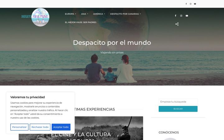 Screenshot of despacitoporelmundo.com