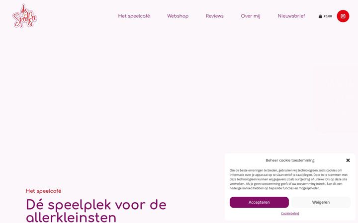 Screenshot of despeelfee.nl