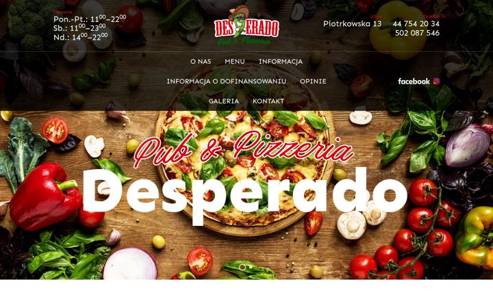 Captură de ecran a desperadoopoczno.pl